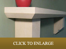 stone shelving